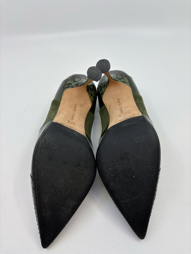 Manolo Blahnik Size 37 Shoes (Pre-owned)