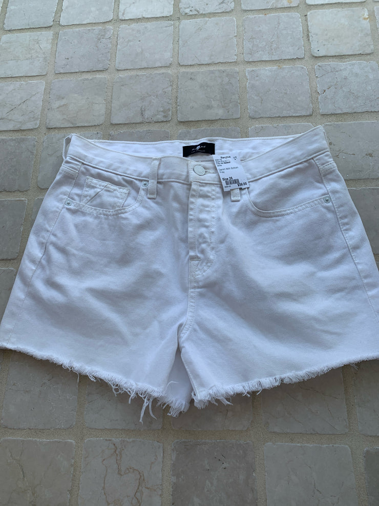 7 For All Mankind Size 26 Shorts (Pre-owned)