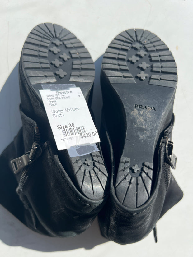 Prada Size 38 Boots (Pre-owned)