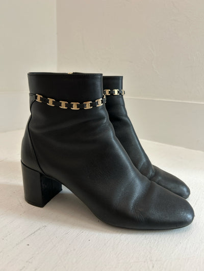 Ferragamo Size 7 Boots (Pre-owned)