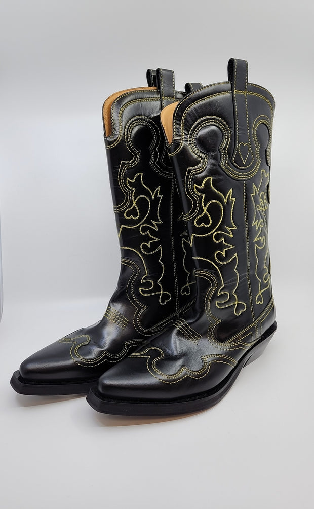 Ganni Size 40 Boots (Pre-owned)
