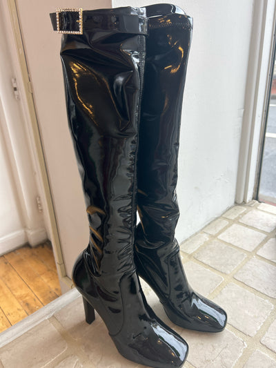 Saint Laurent Size 38 Boots (Pre-owned)