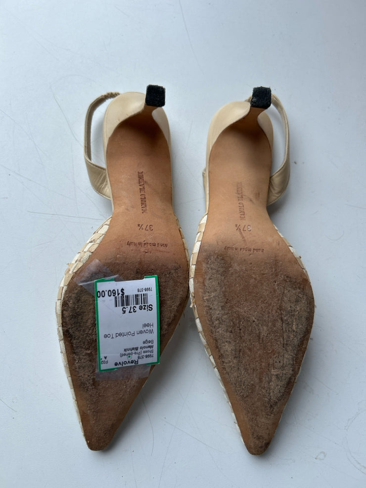 Manolo Blahnik Size 37.5 Shoes (Pre-owned)