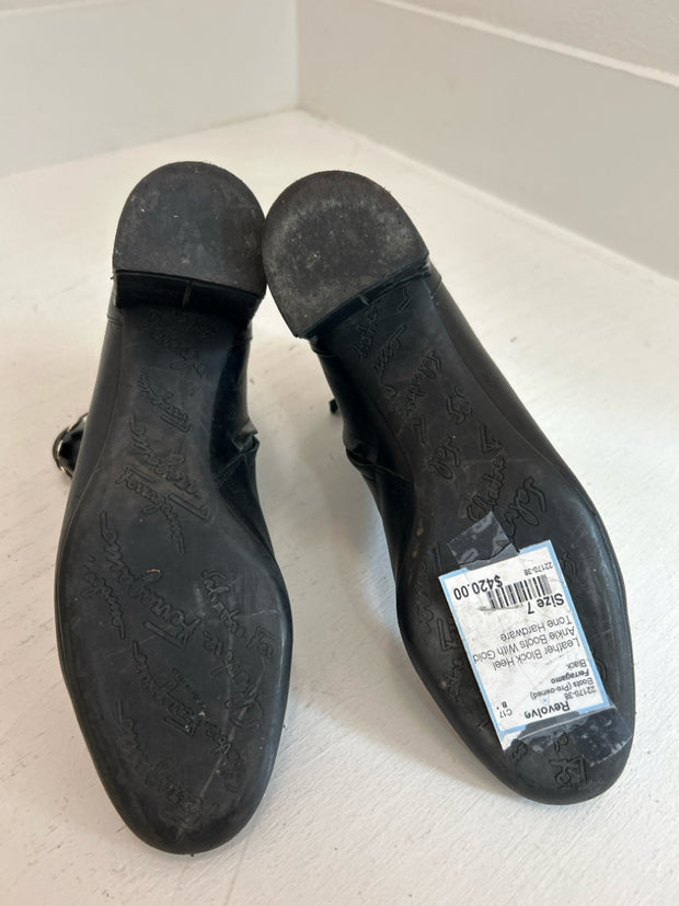 Ferragamo Size 7 Boots (Pre-owned)