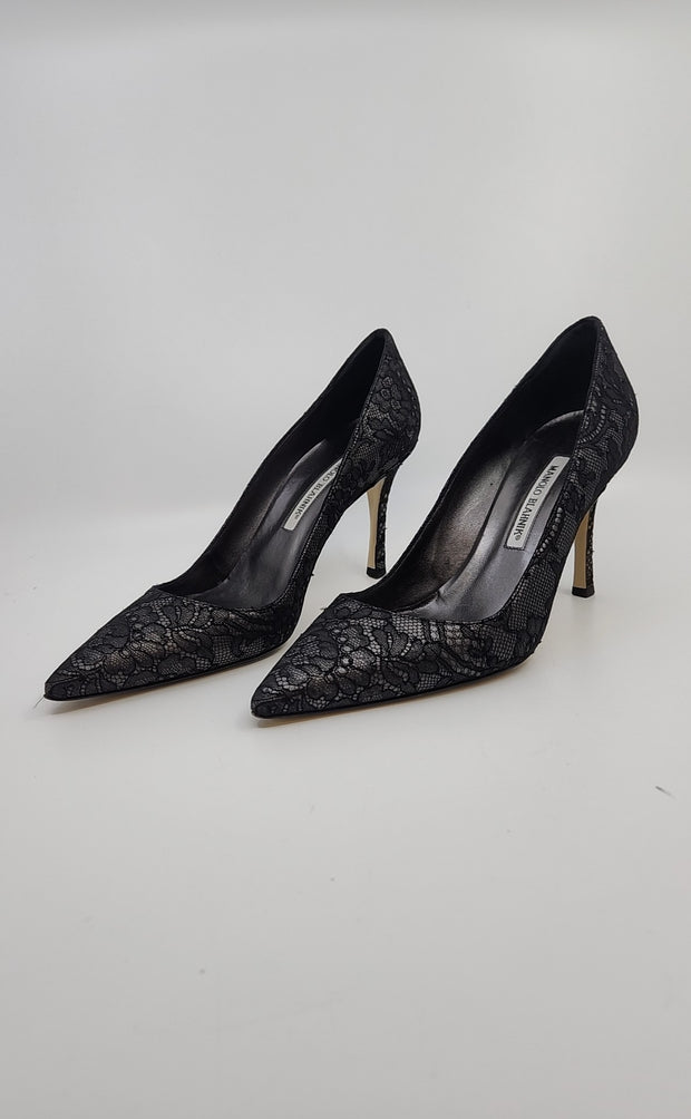 Manolo Blahnik Size 38.5 Shoes (Pre-owned)
