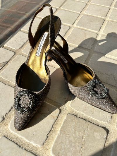 Manolo Blahnik Size 39.5 Shoes (Pre-owned)